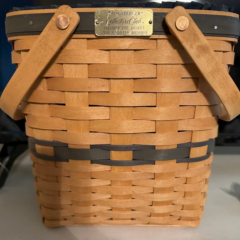 Longaberger Collectors Club Basket 1996 Charter Member